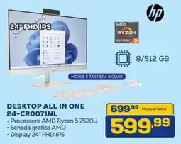 Euronics hp DESKTOP ALL IN ONE 24-CR0071NL offerta