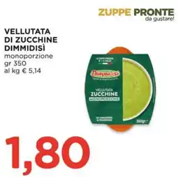 Alì Supermercati Vellutata di zucchine DIMMIDISÌ offerta
