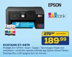 Euronics EPSON ECOTANK ET-2875 offerta