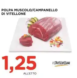 Alì Supermercati Polpa muscolo/campanello di vitellone offerta