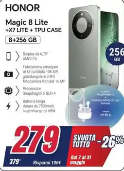 Trony HONOR Magic 8 Lite offerta