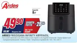 Trony ARDES FRIGGISANA INFINITY ARFRYA05L offerta