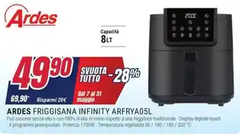 Trony ARDES FRIGGISANA INFINITY ARFRYA05L offerta