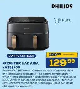Euronics Philips friggitrice ad aria NA352/00 offerta