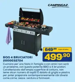 Euronics CAMPINGAZ BQQ 4 BRUCIATORI 2000032724 offerta