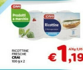 Crai Ricotta offerta