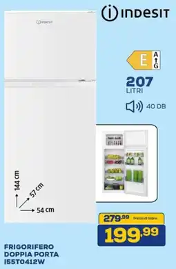 Euronics INDESIT FRIGORIFERO DOPPIA PORTA 155T0412W offerta