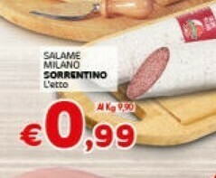 Crai Salame milano offerta