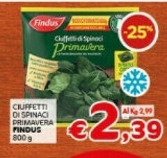 Crai Spinaci offerta