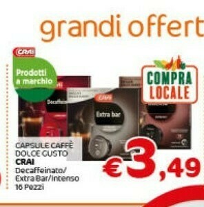 Crai Cialde caffè offerta
