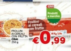 Crai Frollini offerta