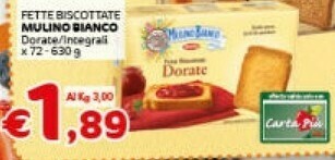 Crai Fette biscottate offerta