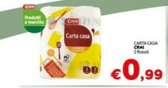 Crai Rotoli di carta offerta