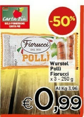 Crai Wurstel di pollo offerta