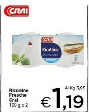 Crai Ricotta offerta