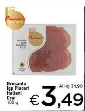 Crai Bresaola offerta