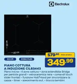 Euronics Electrolux PIANO COTTURA A INDUZIONE CIL63443 offerta