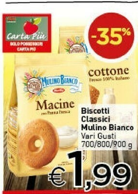 Crai Biscotti mulino bianco offerta