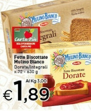 Crai Fette biscottate offerta