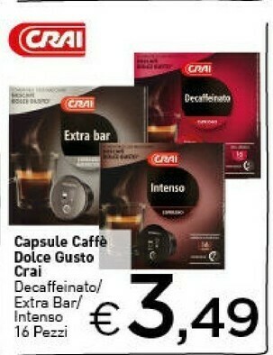 Crai Cialde caffè offerta