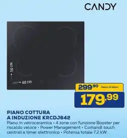 Euronics CANDY PIANO COTTURA A INDUZIONE KRCDJ642 offerta