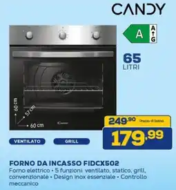 Euronics CANDY FORNO DA INCASSO FIDCX502 offerta