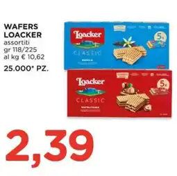 Alì Supermercati Wafers LOACKER offerta