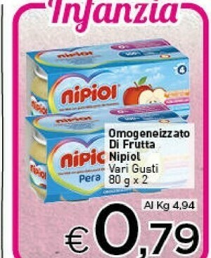 Crai Omogeneizzati offerta