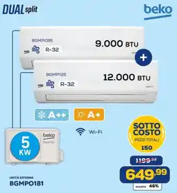 Euronics beko BGMP0181 offerta