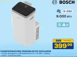 Euronics BOSCH CONDIZIONATORE MONOBLOCCO COOL4000 offerta