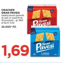 Alì Supermercati Cracker GRAN PAVESI offerta