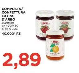 Alì Supermercati Composta/ confettura extra D'ARBO offerta