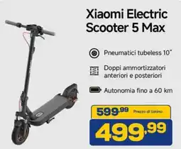 Euronics Xiaomi Electric Scooter 5 Max offerta