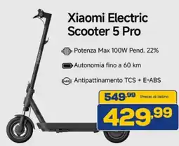 Euronics Xiaomi Electric Scooter 5 Pro offerta