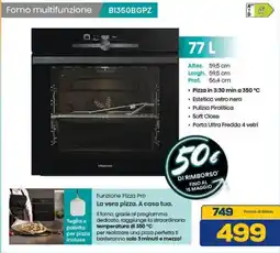 Euronics Hisense Forno multifunzione B1350BGPZ offerta
