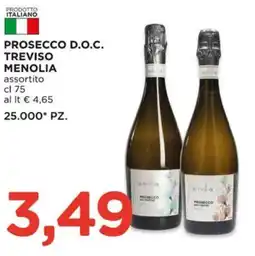 Alì Supermercati Prosecco d.o.c. treviso menolia offerta