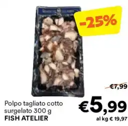 Unes Polpo tagliato cotto FISH ATELIER offerta