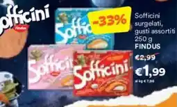 Unes Sofficini surgelati FINDUS offerta