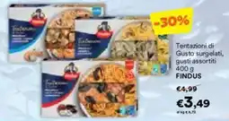 Unes Tentazioni di Gusto surgelati FINDUS offerta