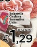 Crai Salame offerta