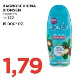 Alì Supermercati Bagnoschiuma BIONSEN offerta