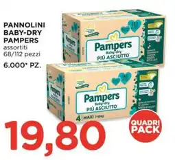 Alì Supermercati Pannolini baby-dry PAMPERS offerta