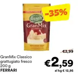 Unes Gran Mix Classico grattugiato fresco FERRARI offerta