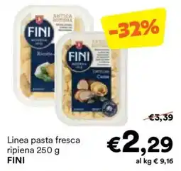 Unes Linea pasta fresca ripiena FINI offerta