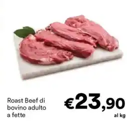 Unes Roast Beef di bovino adulto a fette offerta