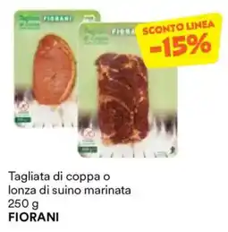 Unes Tagliata di coppa o lonza di suino marinata FIORANI offerta