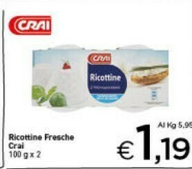 Crai Ricotta offerta
