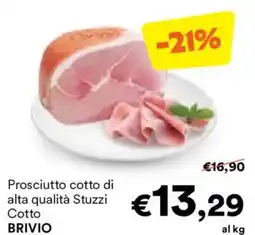 Unes Prosciutto cotto di alta qualità Stuzzi Cotto BRIVIO offerta
