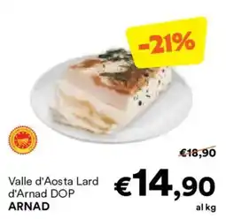 Unes Valle d'Aosta Lard d'Arnad DOP ARNAD offerta