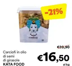 Unes Carciofi in olio di semi di girasole KATA FOOD offerta
